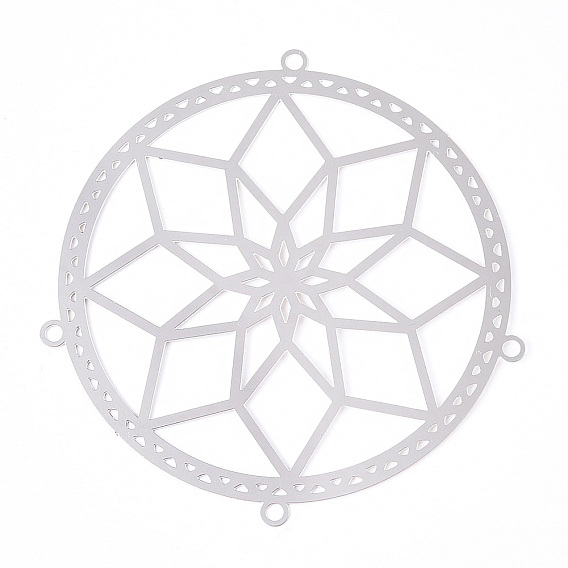 304 многорядные звенья из нержавеющей стали в форме цветка