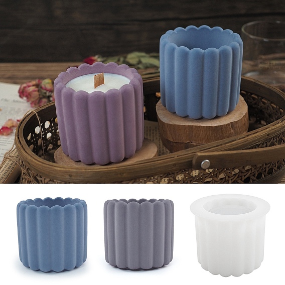 DIY Silicone Candle Molds, for Candle Making, Column