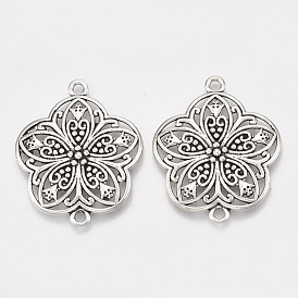 Tibetan Style Alloy Links/Connectors, Flower