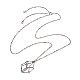 304 изготовление ожерелья из нержавеющей стали с панцирной цепочкой в виде макраме