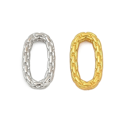 Латунные соединительные колечки, долговечный, стойки покрытие, овальные