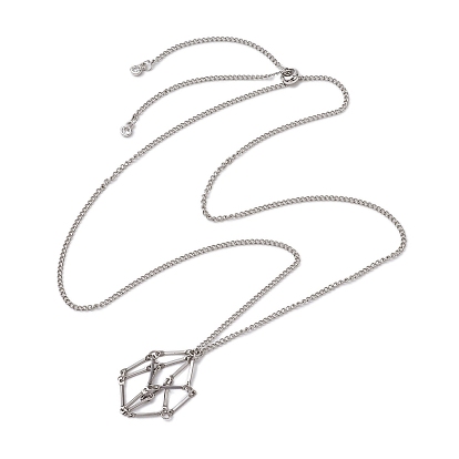 304 изготовление ожерелья из нержавеющей стали с панцирной цепочкой в виде макраме