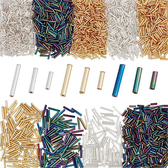 2700шт 9 стили стеклярус