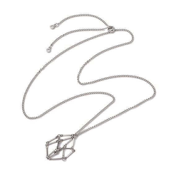 304 изготовление ожерелья из нержавеющей стали с панцирной цепочкой в виде макраме