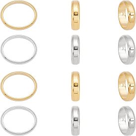 12 шт. 2 цвета 304 рамки из нержавеющей стали, кольцо