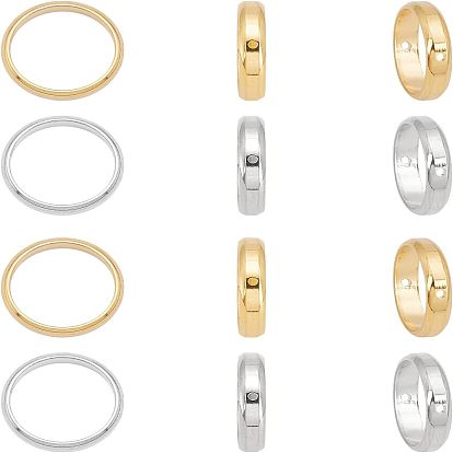 12 шт. 2 цвета 304 рамки из нержавеющей стали, кольцо