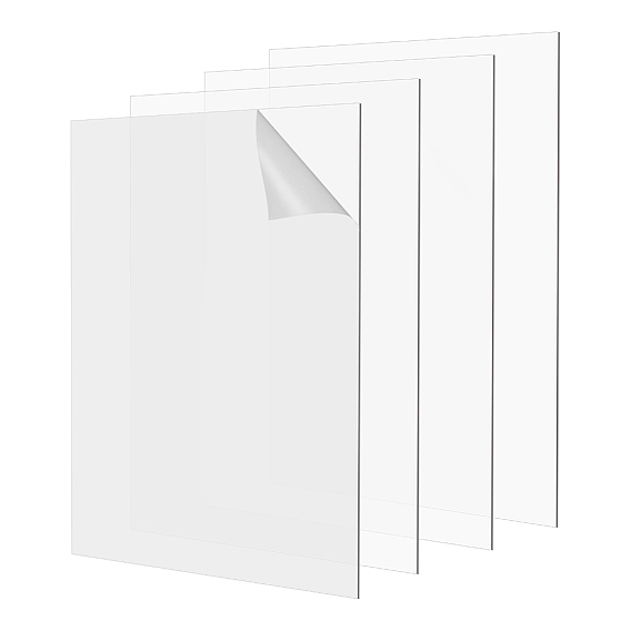 Прозрачная акриловая глиняная прижимная пластина, прямоугольные