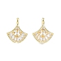 Clear Cubic Zirconia Gingko Leaf Dangle Stud Earrings, Brass Jewelry for Women, Nickel Free