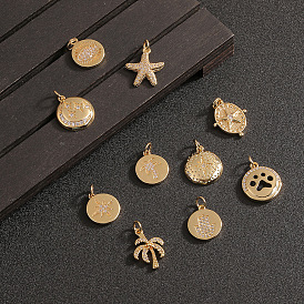 Jewelry Accessories Devil's Eye Starfish DIY Handmade Pendant Pendant Pendant Necklace Earrings Pendant New