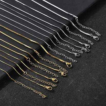 304 ожерелья из нержавеющей стали в виде змеиной цепи для женщин и мужчин