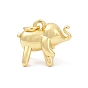 Латунные подвески, Слон прелести, долговечный, без свинца и без кадмия, стойки покрытие, с целью перехода в кольце