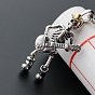 Alloy Pendant Necklaces, Skull with Guitar