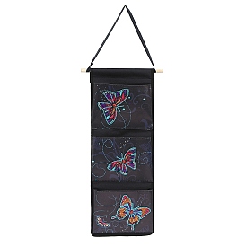 Creative Diamond Painting Hanging Storage Bag Set, Craft Storage Hanging Bag, Diamond Butterfly Style