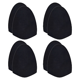 4 Pares de pegatinas antideslizantes para suela de tela de gamuza, agarres inferiores del zapato