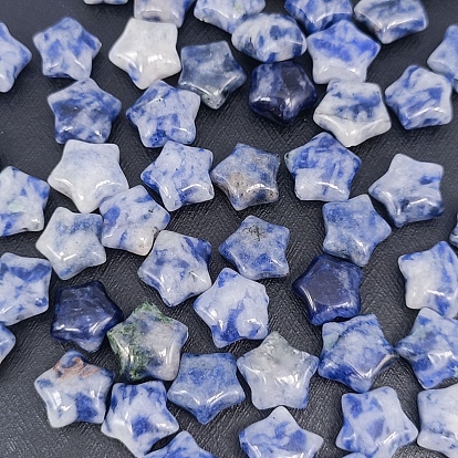 Natural Sodalite Beads, Star