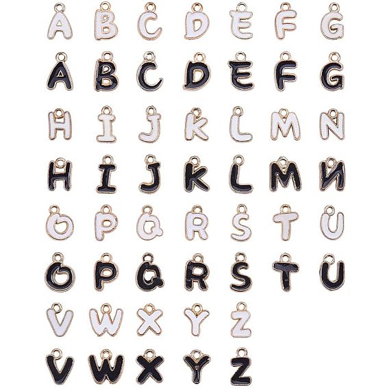 Legierung Emaille Reize, Alphabet, einschließlich Buchstabe a ~ z