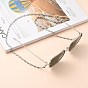Eyeglasses Chains, Neck Strap for Eyeglasses, with 304 Stainless Steel Coffee Bean Chains, Lobster Claw Clasps and Rubber Loop Ends