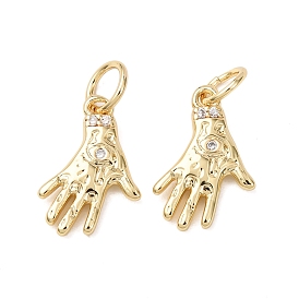 Латунные микропаве прозрачные кубические циркониевые подвески, ручные прелести, без кадмия и без свинца, стойки покрытие, долговечный, с целью перехода в кольце