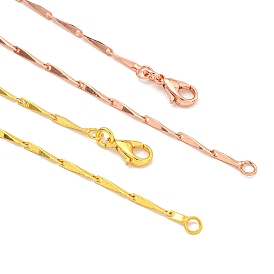 Triangle Brass Link Chain Necklaces for Women