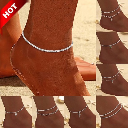 Браслеты на ногу из сплава для женщин