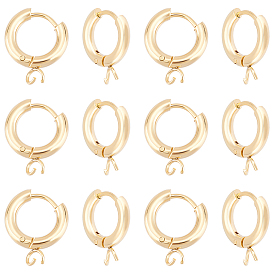 20 шт. 201 серьги-кольца из нержавеющей стали, с петлями и 316 хирургическими штифтами из нержавеющей стали