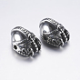 304 Stainless Steel Beads, Gladiator Helmet