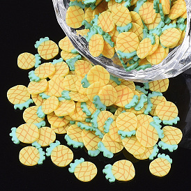 Ручной полимерной глины кабошонов, ананас