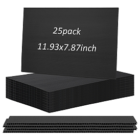 25 листы пластика гофрированные листы для рукоделия, прямоугольные