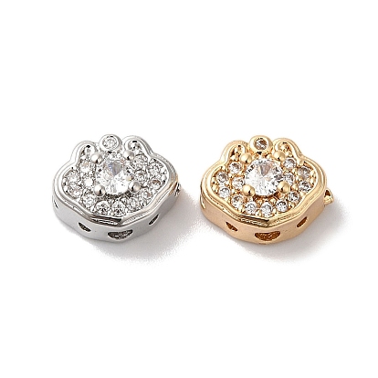 Латунные микропаве из прозрачного кубического циркония, без кадмия, без никеля и без свинца, Замок долговечности