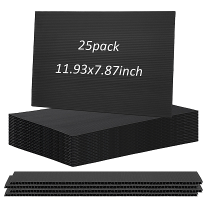 25 листы пластика гофрированные листы для рукоделия, прямоугольные