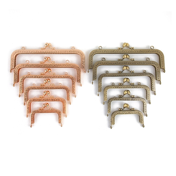 Ручка из сплава с замком «поцелуй», с поиском брелка, для изготовления портмоне