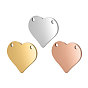 304 подвески из нержавеющей стали для штамповки заготовок, зеркальная полировка, шарма сердца
