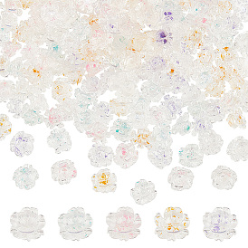 200 шт 5 цвета прозрачные кабошоны из смолы, ногтей декоративные аксессуары, цветок