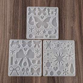 DIY Silhouette Silicone Pendant Molds, Decoration Making, Resin Casting Molds, For UV Resin, Epoxy Resin Jewelry Making