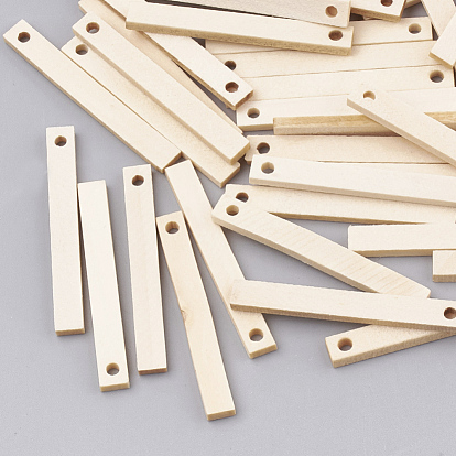 Wood Pendants, Rectangle
