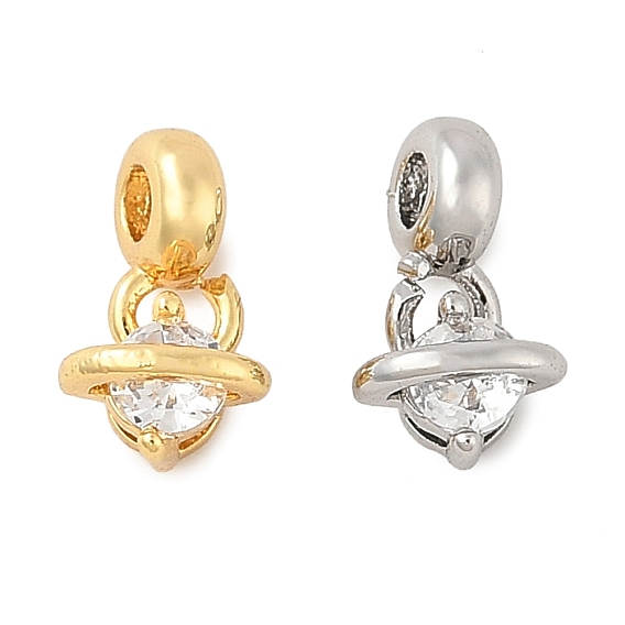 Латунные микро проложить кубического циркония подвески, без кадмия, без никеля и без свинца, прелести планеты