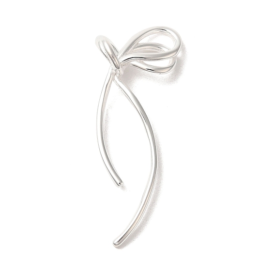 925 стерлингов серебряные подвески, бантом прелести