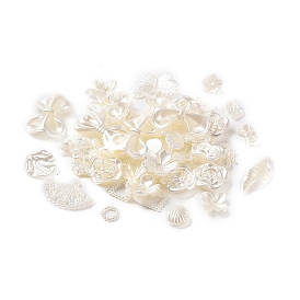 Kit de recherche pour la fabrication de bijoux baroques à faire soi-même, y compris des breloques et des perles en acrylique, formes mixtes