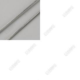 1Rollenschlangenketten aus Edelstahl, für die Herstellung von Halsketten, gelötet, mit Spule