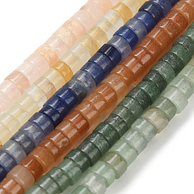 Естественно авантюрин бисер пряди, диск, Heishi бусы