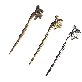 Легированные Палочки для Волос, аксессуары для волос для женщин и девочек, рыба