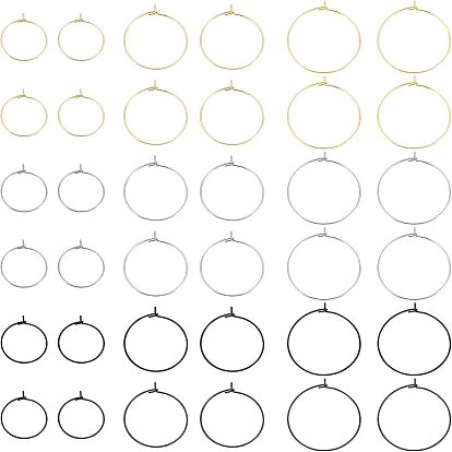 90 шт. 9 стиль 304 нержавеющая сталь и 316 l хирургическая нержавеющая сталь фурнитура для сережек, Винные стекла