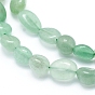 Natural Green Aventurine Beads Strands, Tumbled Stone, Nuggets