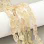 Необработанные натуральные бусины из лимонного кварца (нагретые), самородки