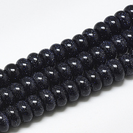 Синтетические голдстоуновские бисер пряди, рондель