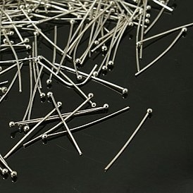 Ювелирная фурнитура, контакты латунь шаровой головкой, толщиной 0.6 мм , Руководитель: 1.5 mm