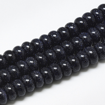 Синтетические голдстоуновские бисер пряди, рондель