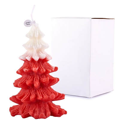 Christmas Tree Candles, Scented Candles Gifts, with Box, for Family Gatherings Christmas Parties Holiday New Year Decoration