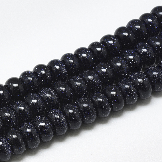 Синтетические голдстоуновские бисер пряди, рондель