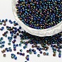 12/0 стакан бисер, непрозрачные радужные цвета , 2 мм, отверстия : 0.6 mm, около 30000 шт / фунт